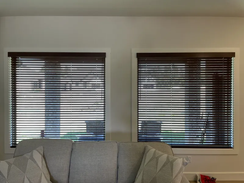 Window treatment installation project