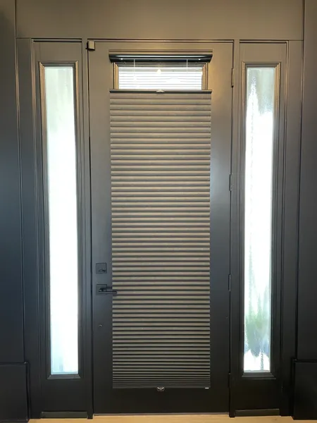 Window treatment installation project