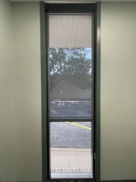Window treatment installation project