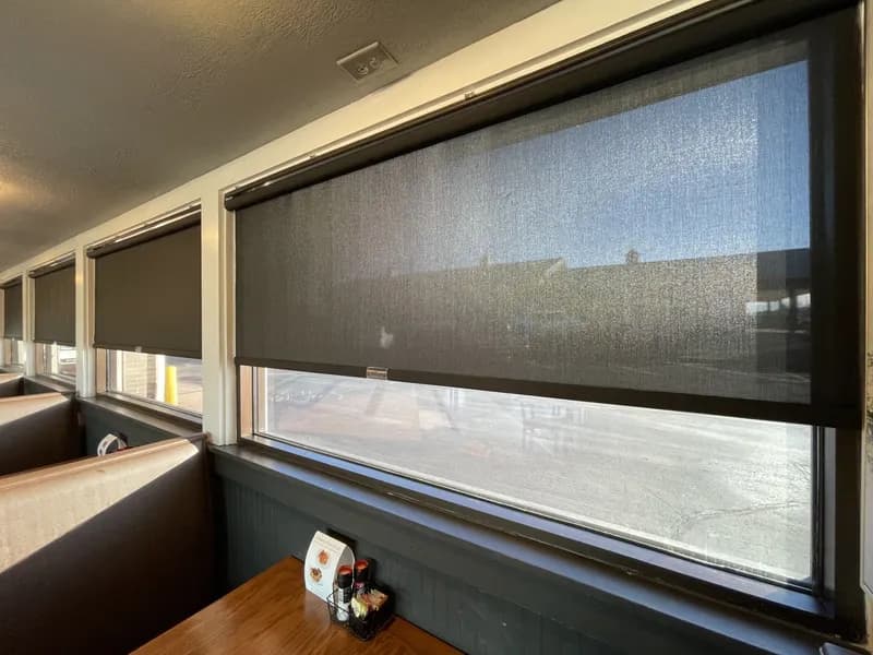 Window treatment installation project